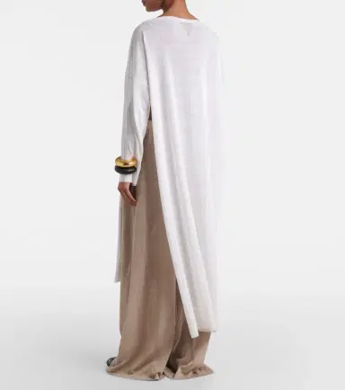Alaia Alaïa Linen and silk wide-leg pants | Thumbnail 2 Alaia Alaïa Linen and silk wide-leg pants | Thumbnail 2