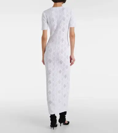 Alaia Alaïa Lace midi dress | Thumbnail 3 Alaia Alaïa Lace midi dress | Thumbnail 3