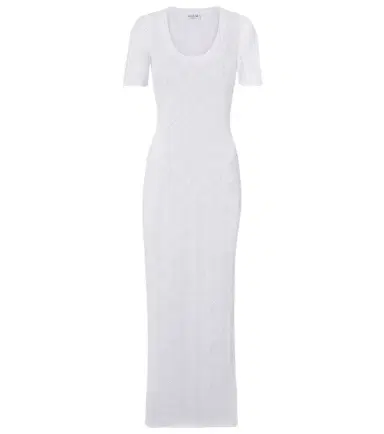 Alaia Alaïa Lace midi dress | Thumbnail 1 Alaia Alaïa Lace midi dress | Thumbnail 1