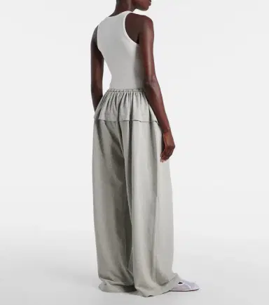 Alaïa Alaïa Ruffled cotton-blend track pants | Thumbnail 5 Alaïa Alaïa Ruffled cotton-blend track pants | Thumbnail 5
