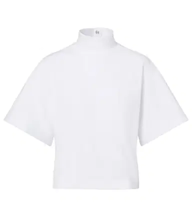 Alaïa Alaïa High-neck cotton jersey T-shirt | Thumbnail 1 Alaïa Alaïa High-neck cotton jersey T-shirt | Thumbnail 1