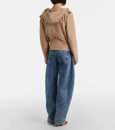 Alaïa Alaïa Suede biker jacket | Thumbnail 4 Alaïa Alaïa Suede biker jacket | Thumbnail 4