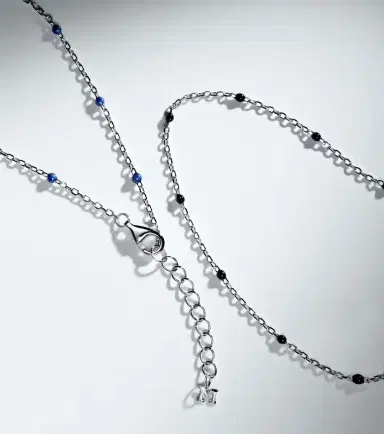 Mateo Set of 2 sterling silver and enamel chain bracelets | Thumbnail 2 Mateo Set of 2 sterling silver and enamel chain bracelets | Thumbnail 2