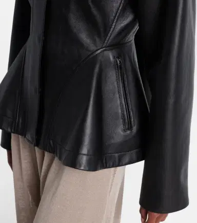 Alaïa Alaïa Peplum leather jacket | Thumbnail 5 Alaïa Alaïa Peplum leather jacket | Thumbnail 5