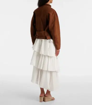 Alaïa Alaïa Suede jacket | Thumbnail 5 Alaïa Alaïa Suede jacket | Thumbnail 5