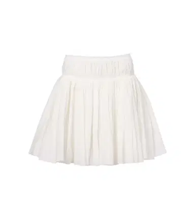 Alaïa Alaïa Cotton and linen miniskirt | Thumbnail 1 Alaïa Alaïa Cotton and linen miniskirt | Thumbnail 1