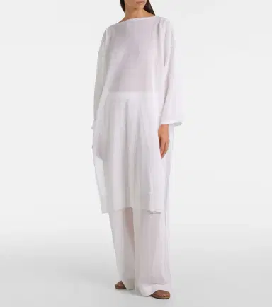Alaia Alaïa Linen and silk wide-leg pants | Thumbnail 2 Alaia Alaïa Linen and silk wide-leg pants | Thumbnail 2