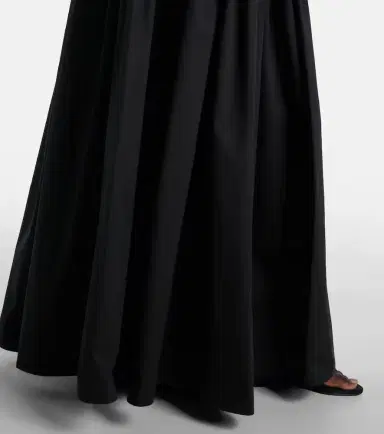 Alaïa Alaïa Gathered cotton poplin maxi skirt | Thumbnail 2 Alaïa Alaïa Gathered cotton poplin maxi skirt | Thumbnail 2