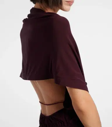Alaïa Alaïa Gathered open-back minidress | Thumbnail 5 Alaïa Alaïa Gathered open-back minidress | Thumbnail 5
