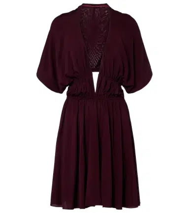 Alaïa Alaïa Gathered open-back minidress | Thumbnail 1 Alaïa Alaïa Gathered open-back minidress | Thumbnail 1