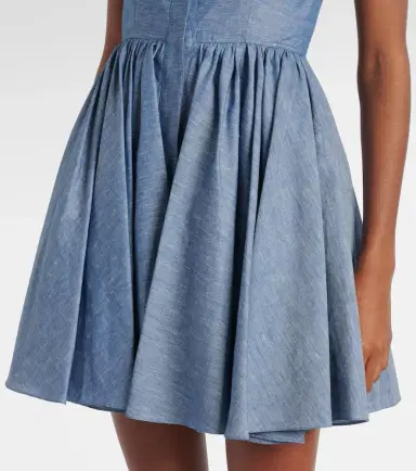 Alaia Alaïa Chambray bustier dress | Thumbnail 5 Alaia Alaïa Chambray bustier dress | Thumbnail 5