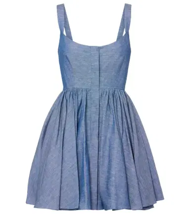 Alaia Alaïa Chambray bustier dress | Thumbnail 1 Alaia Alaïa Chambray bustier dress | Thumbnail 1