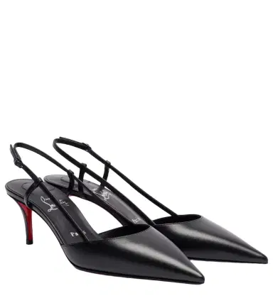 Christian Louboutin Miss Z Sling 60 leather slingback pumps | Thumbnail 1 Christian Louboutin Miss Z Sling 60 leather slingback pumps | Thumbnail 1