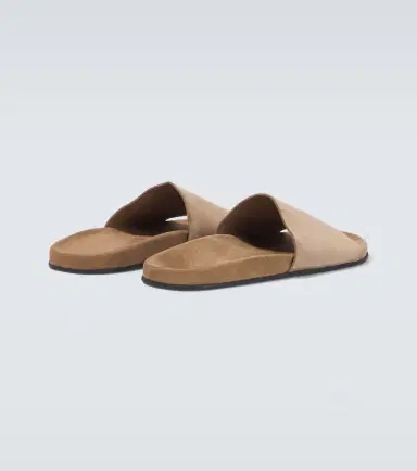 The Row Hugh suede slides | Thumbnail 4 The Row Hugh suede slides | Thumbnail 4