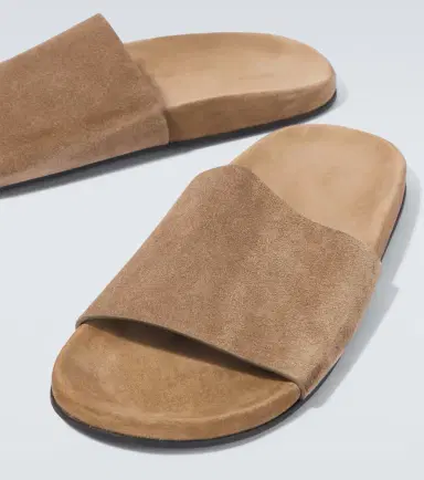 The Row Hugh suede slides | Thumbnail 6 The Row Hugh suede slides | Thumbnail 6
