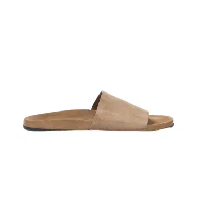 The Row Hugh suede slides | Thumbnail 1 The Row Hugh suede slides | Thumbnail 1