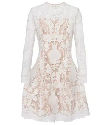 Oscar de la Renta Lace guipure minidress | Thumbnail 1 Oscar de la Renta Lace guipure minidress | Thumbnail 1