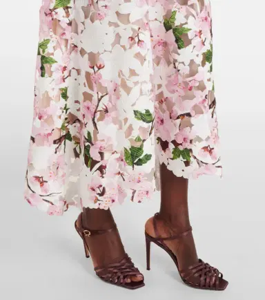 Oscar de la Renta Floral lace cocktail dress | Thumbnail 5 Oscar de la Renta Floral lace cocktail dress | Thumbnail 5