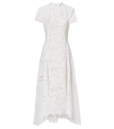 Oscar de la Renta Guipure lace midi dress | Thumbnail 1 Oscar de la Renta Guipure lace midi dress | Thumbnail 1