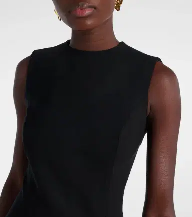 Oscar de la Renta Embellished wool-blend cocktail dress | Thumbnail 3 Oscar de la Renta Embellished wool-blend cocktail dress | Thumbnail 3