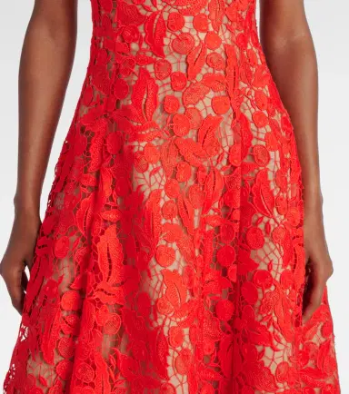 Oscar de la Renta Guipure lace cocktail dress | Thumbnail 5 Oscar de la Renta Guipure lace cocktail dress | Thumbnail 5