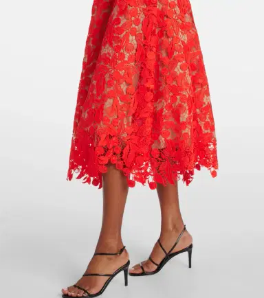 Oscar de la Renta Guipure lace cocktail dress | Thumbnail 6 Oscar de la Renta Guipure lace cocktail dress | Thumbnail 6