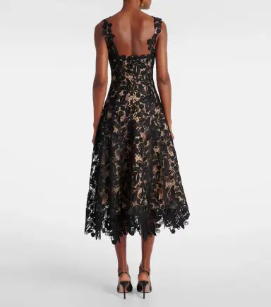 Oscar de la Renta Lace guipure cocktail dress | Thumbnail 3 Oscar de la Renta Lace guipure cocktail dress | Thumbnail 3