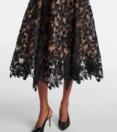 Oscar de la Renta Lace guipure cocktail dress | Thumbnail 5 Oscar de la Renta Lace guipure cocktail dress | Thumbnail 5