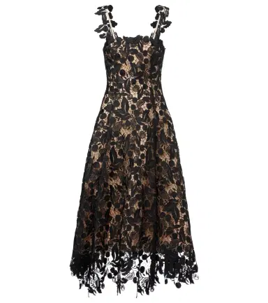 Oscar de la Renta Lace guipure cocktail dress | Thumbnail 1 Oscar de la Renta Lace guipure cocktail dress | Thumbnail 1