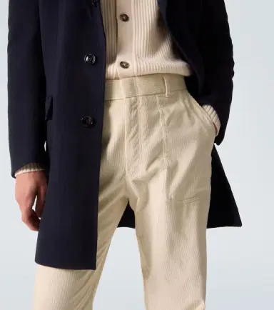 Brioni Cotton and wool corduroy straight pants | Thumbnail 5 Brioni Cotton and wool corduroy straight pants | Thumbnail 5