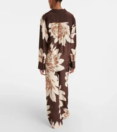 SIR Floral silk satin shirt | Thumbnail 2 SIR Floral silk satin shirt | Thumbnail 2