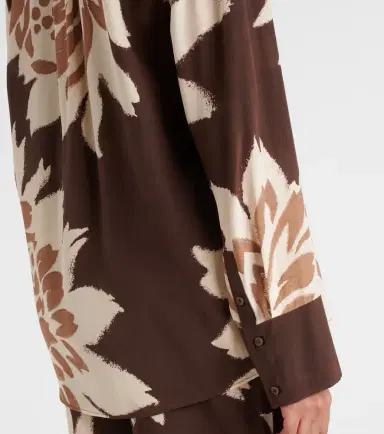 SIR Floral silk satin shirt | Thumbnail 3 SIR Floral silk satin shirt | Thumbnail 3