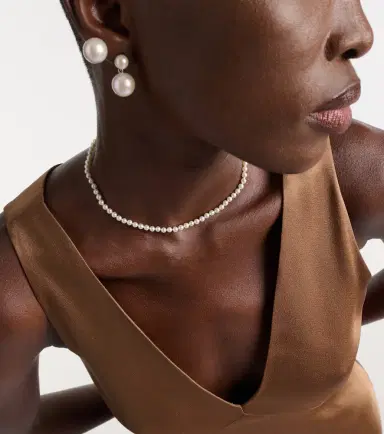 Sophie Bille Brahe La Belle Moon 14kt gold necklace with pearls | Thumbnail 6 Sophie Bille Brahe La Belle Moon 14kt gold necklace with pearls | Thumbnail 6