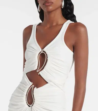 Christopher Esber Paisley Disconnect cutout jersey maxi dress | Thumbnail 5 Christopher Esber Paisley Disconnect cutout jersey maxi dress | Thumbnail 5