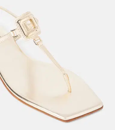 Roger Vivier Viv' By The Sea leather thong sandals | Thumbnail 4 Roger Vivier Viv' By The Sea leather thong sandals | Thumbnail 4