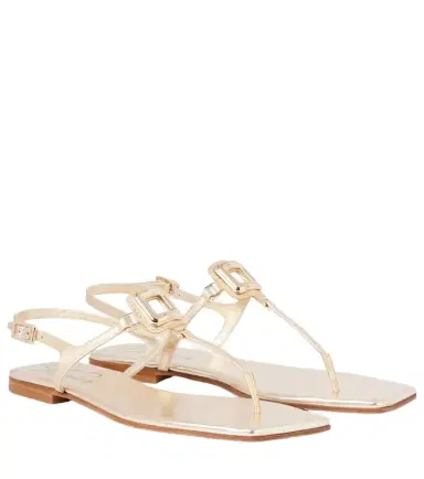 Roger Vivier Viv' By The Sea leather thong sandals | Thumbnail 1 Roger Vivier Viv' By The Sea leather thong sandals | Thumbnail 1
