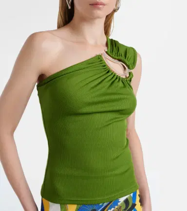 Christopher Esber Paisley asymmetric gathered top | Thumbnail 2 Christopher Esber Paisley asymmetric gathered top | Thumbnail 2