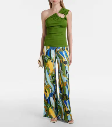 Christopher Esber Paisley asymmetric gathered top | Thumbnail 3 Christopher Esber Paisley asymmetric gathered top | Thumbnail 3