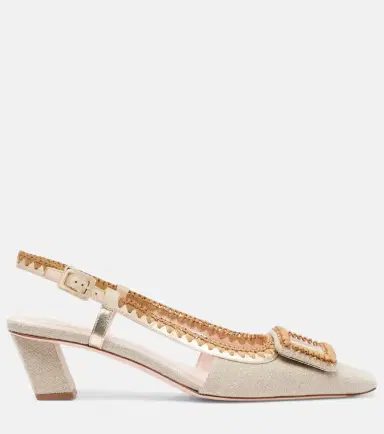 Roger Vivier Belle Vivier embellished slingback pumps | Thumbnail 2 Roger Vivier Belle Vivier embellished slingback pumps | Thumbnail 2