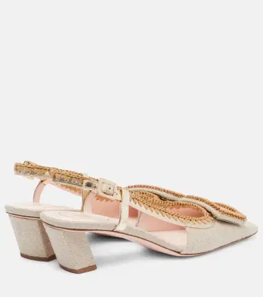 Roger Vivier Belle Vivier embellished slingback pumps | Thumbnail 3 Roger Vivier Belle Vivier embellished slingback pumps | Thumbnail 3