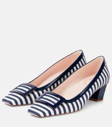 Roger Vivier Belle Vivier striped pumps | Thumbnail 3 Roger Vivier Belle Vivier striped pumps | Thumbnail 3