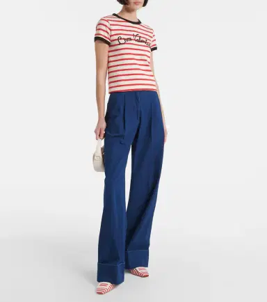 Roger Vivier Belle Vivier 45 striped slingback pumps | Thumbnail 5 Roger Vivier Belle Vivier 45 striped slingback pumps | Thumbnail 5