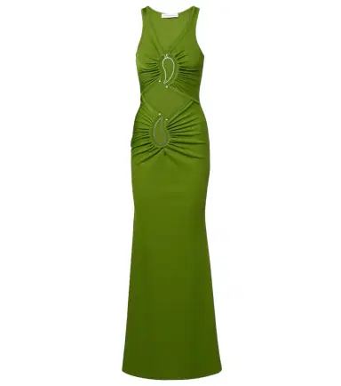 Christopher Esber Paisley gathered maxi dress | Thumbnail 1 Christopher Esber Paisley gathered maxi dress | Thumbnail 1