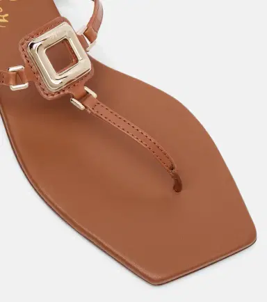 Roger Vivier Viv' By The Sea leather thong sandals | Thumbnail 4 Roger Vivier Viv' By The Sea leather thong sandals | Thumbnail 4