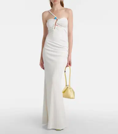 Christopher Esber Crystal Pin Cutaway embellished maxi dress | Thumbnail 2 Christopher Esber Crystal Pin Cutaway embellished maxi dress | Thumbnail 2