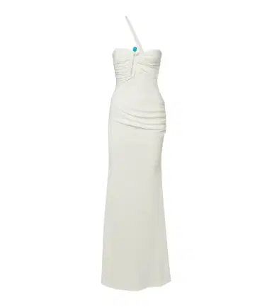 Christopher Esber Crystal Pin Cutaway embellished maxi dress | Thumbnail 1 Christopher Esber Crystal Pin Cutaway embellished maxi dress | Thumbnail 1