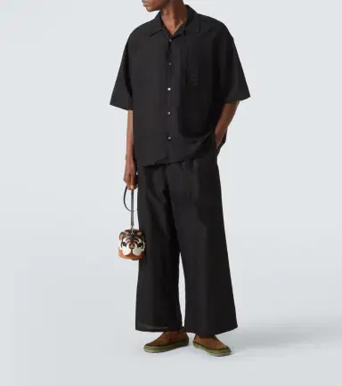 Loewe Paula's Ibiza cropped toile wide-leg pants | Thumbnail 2 Loewe Paula's Ibiza cropped toile wide-leg pants | Thumbnail 2