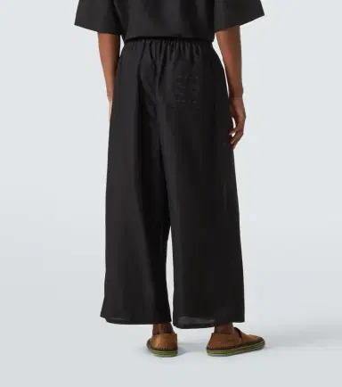 Loewe Paula's Ibiza cropped toile wide-leg pants | Thumbnail 5 Loewe Paula's Ibiza cropped toile wide-leg pants | Thumbnail 5