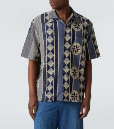 Loewe Jacquard terry bowling shirt | Thumbnail 3 Loewe Jacquard terry bowling shirt | Thumbnail 3