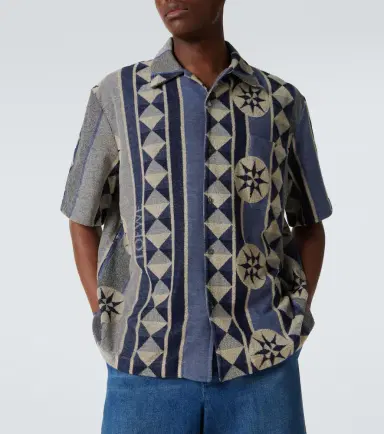 Loewe Jacquard terry bowling shirt | Thumbnail 4 Loewe Jacquard terry bowling shirt | Thumbnail 4